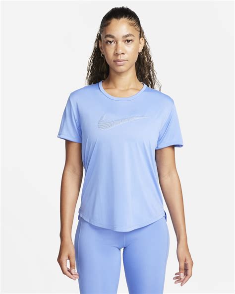 nike dri-fit tailwind kurzarm-laufoberteil für damen|One Swoosh Dri.